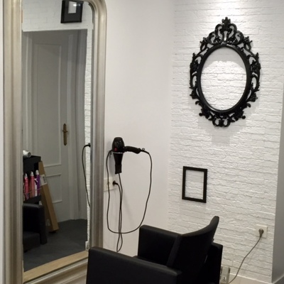 Detalle espejo puesto tocador