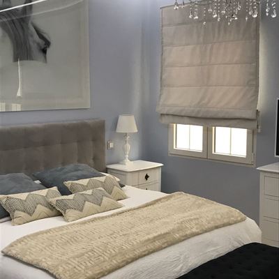 Detalle estore de varillas