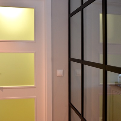 Detalle mampara salon