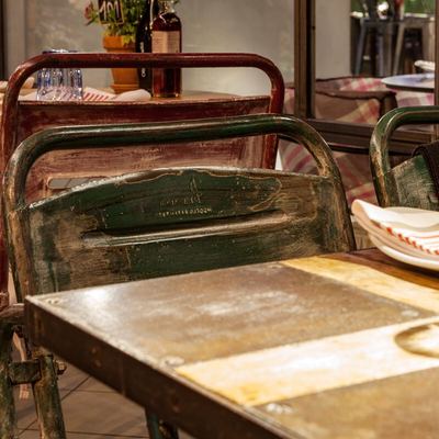 detalle mobiliario terraza