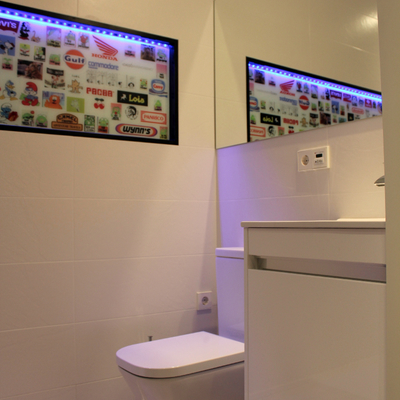 Detalle vintage en aseo