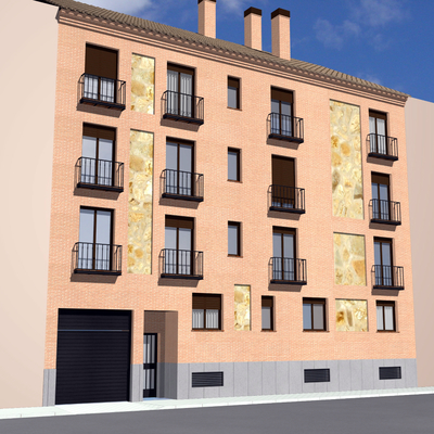 Diseño fachada calle Villasante