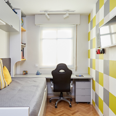 Diseño y Ejecución de Dormitorio Juvenil "A Cuadros"