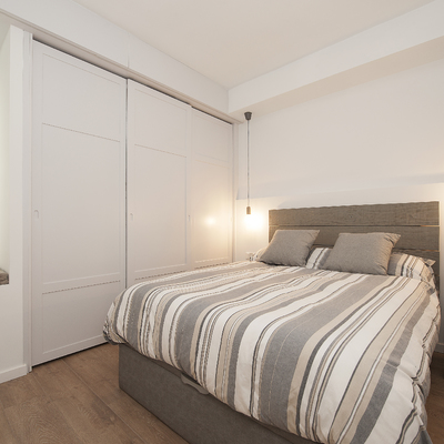 Dormitorio de estilo nórdico