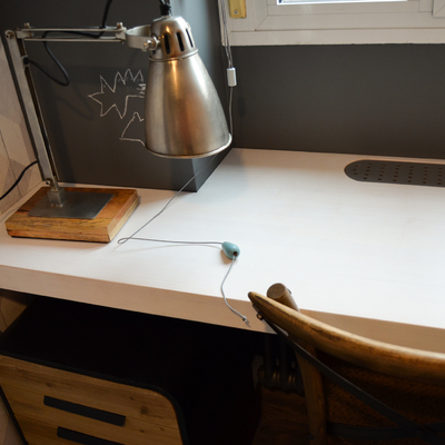 Dormitorio infantil estilo industrial