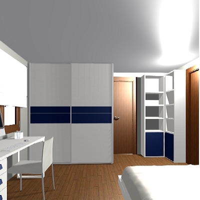 Dormitorio matrimonio + zona estudio 3