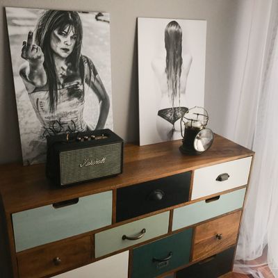 Dormitorio vintage en Bilbao