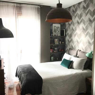 Dormitorio vintage en Bilbao