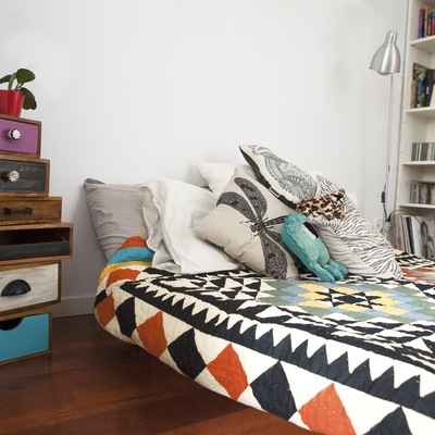 Eclecticismo en un ático de Madrid