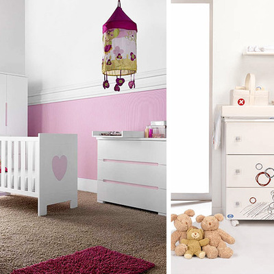 dormitorios infantiles cambiadores