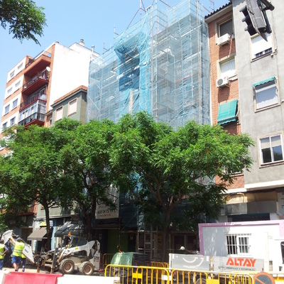 Proyecto de rehabilitación de fachada de edificio de viviendas en calle Franco y López (Zaragoza)