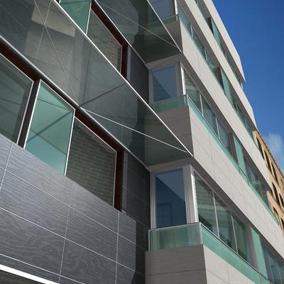 Edificio de viviendas, dos sótanos, planta baja, entresuelo para locales comerciales y 54 viviendas en Alzamora