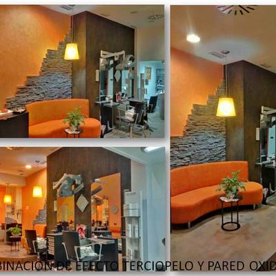 DECORACION EFECTO TERCIOPELO.