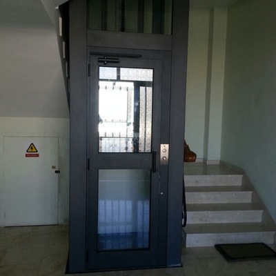 Elevador de 4 paradas acristalado