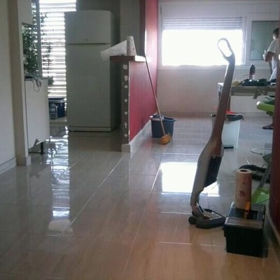 Embaldosado de un piso 45m