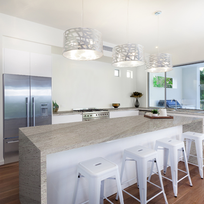 Encimera de cocina en granito River White Cupa Stone