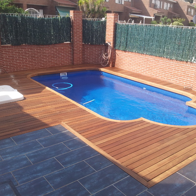 Entarimado de lujo para piscinas