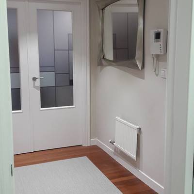 entrada con alfombras vinílicas