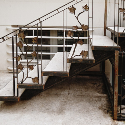 Escalera después de la transformación