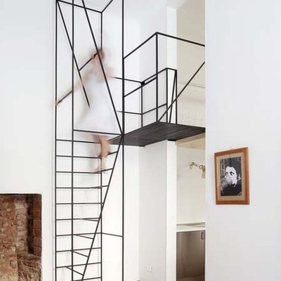 escalera minimalista