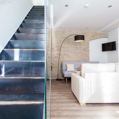 Escalera original restaurada