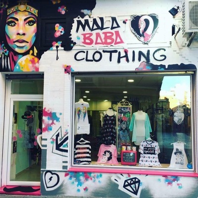 escaparate de la tienda