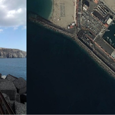 Escollera Puerto Los Cristianos