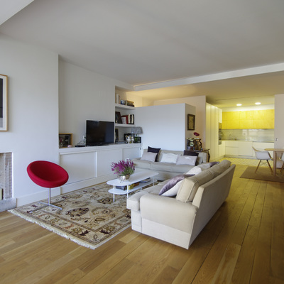 Una reforma que elimina el pasillo para ganar espacio