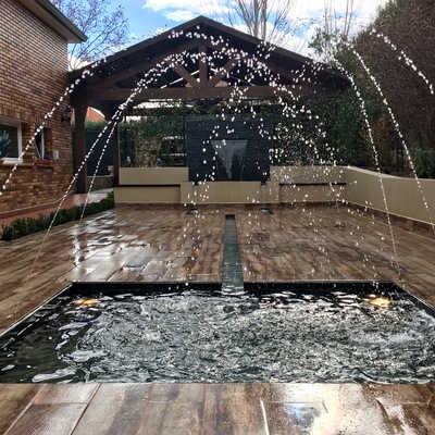 Espectacular juego de agua