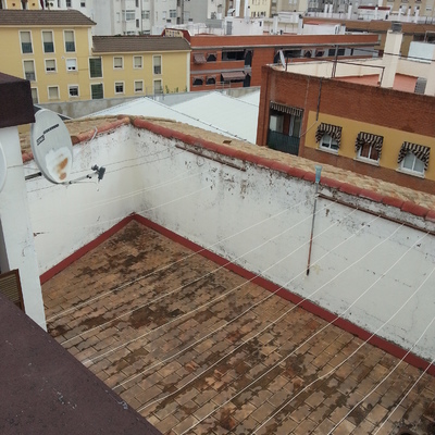 Impermeabilización Cubierta Transitable, Saneo y Pintura de Paramentos Verticales