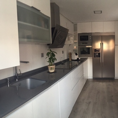 El antes y el después de la cocina