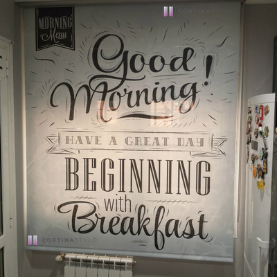 Instalación de cortinas de impresión digital