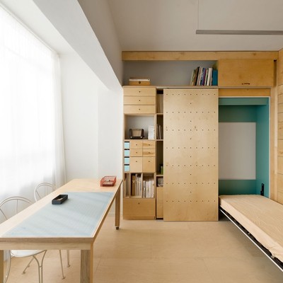 Estudio con cama de invitados