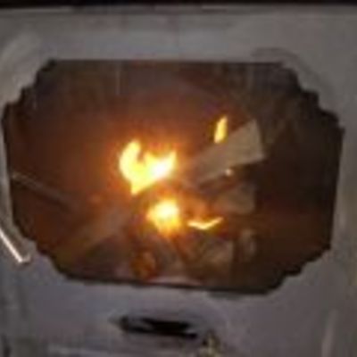 Limpieza chimenea de estufa de leña