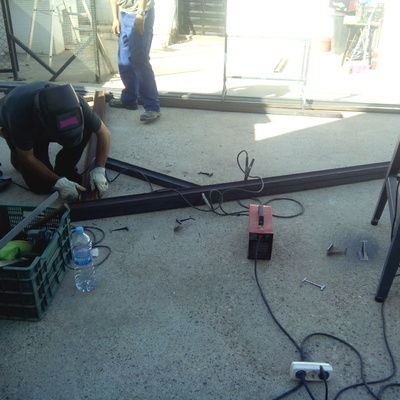 Estructura metálica para aparcamiento en Córdoba