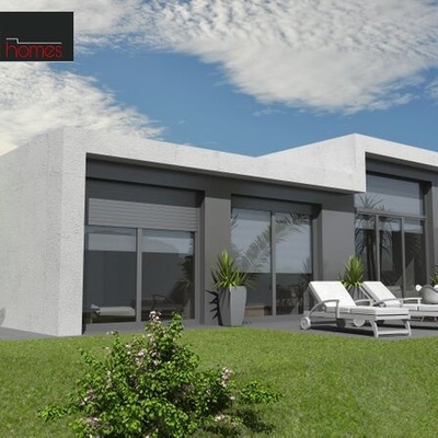 PROYECTO NUEVA CONSTRUCCION VILLA DE UNA PLANTA