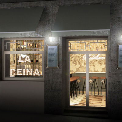 Fachada Delibar La Reina