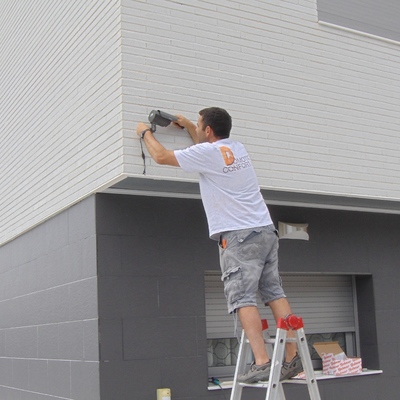 instalación de cámaras de seguridad  vivienda unifamiliar