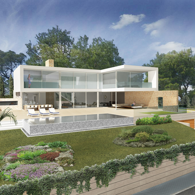 Vivienda unifamiliar con piscina en Calviá, Mallorca