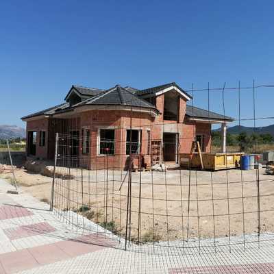 Vivienda unifamiliar en construcción actualmente