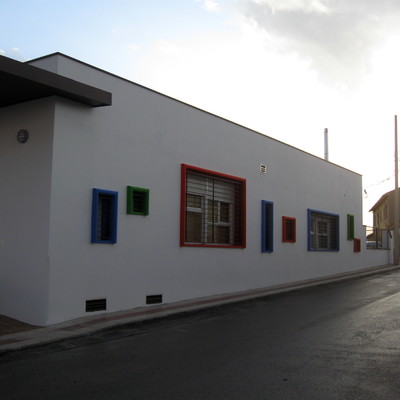 FACHADA POSTERIOR GUARDERIA INFANTIL