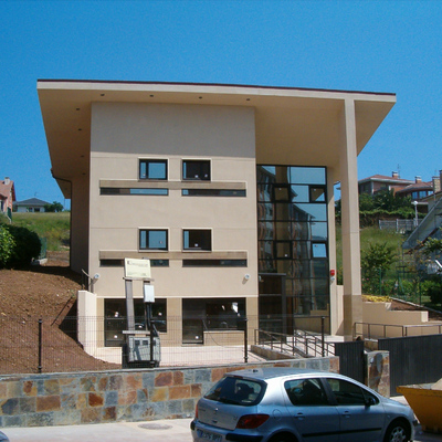 fachada principal terminada