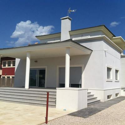 Fachada Sur vivienda unifamiliar