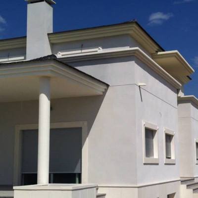 Fachada Sur vivienda unifamiliar