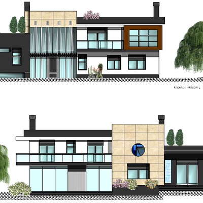 PROYECTO VIVIVENDA ESTILO MODERONO Y MINIMALISTA