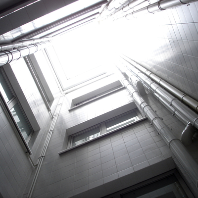 Fachadas interiores.