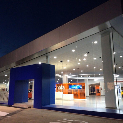 Fachas principales de noche