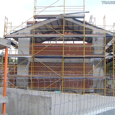 FASE DE EJECUCIÓN DE MUROS DE CERRAMIENTO EXTERIOR.