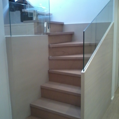 Forrado de los escalones originales