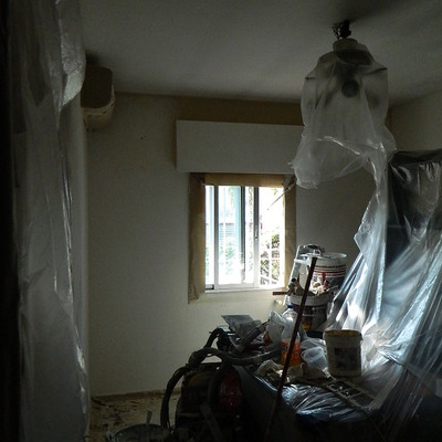 forrado y preparacion paredes